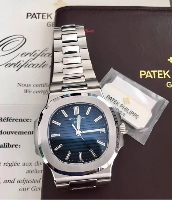 PATEK PHILIPPE NAUTILUS SILVER BLUE SRK EDITION - Image 5