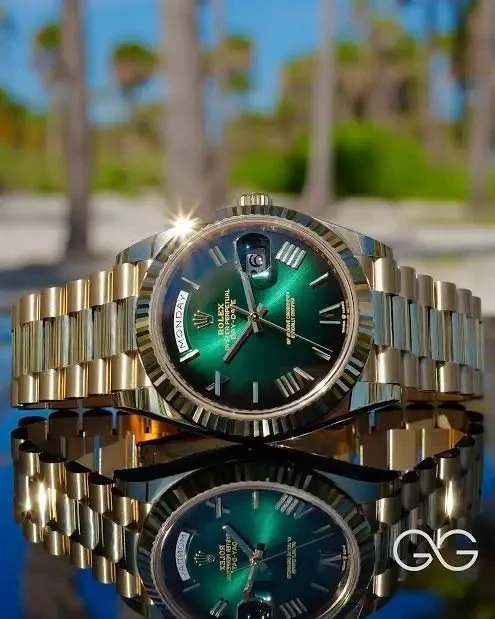 ROLEX GOLD GREEN DAYDATE - Image 4
