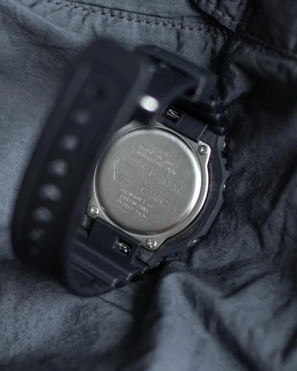 CASIO G SHOCK GM2100 FULL BLACK SPIKE WHITE - Image 4