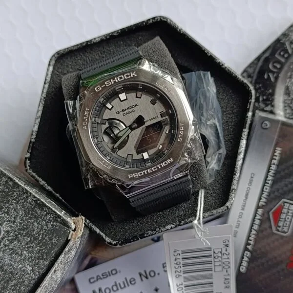 CASIO G SHOCK GA2100 SILVER GREY DAIL
