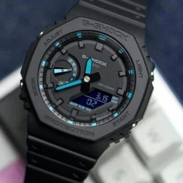 CASIO G SHOCK GA2100 BLUE - Image 3