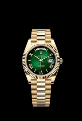 ROLEX DAY DATE GOLD DARK GREEN DAIL