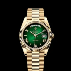 ROLEX DAY DATE GOLD DARK GREEN DAIL