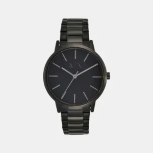 ARMNAI EXCHANGE CAYDE BLACK ANALOG WATCH