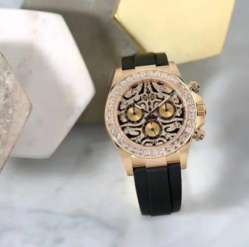 Rolex Daytona ‘Eye of the Tiger’ Yellow Gold Premium Watch - Image 5