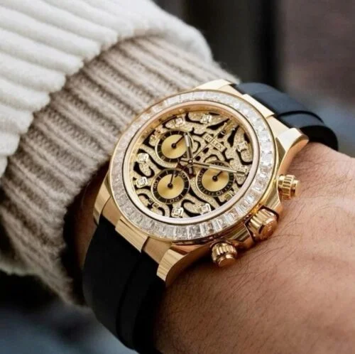 Rolex Daytona ‘Eye of the Tiger’ Yellow Gold Premium Watch - Image 4