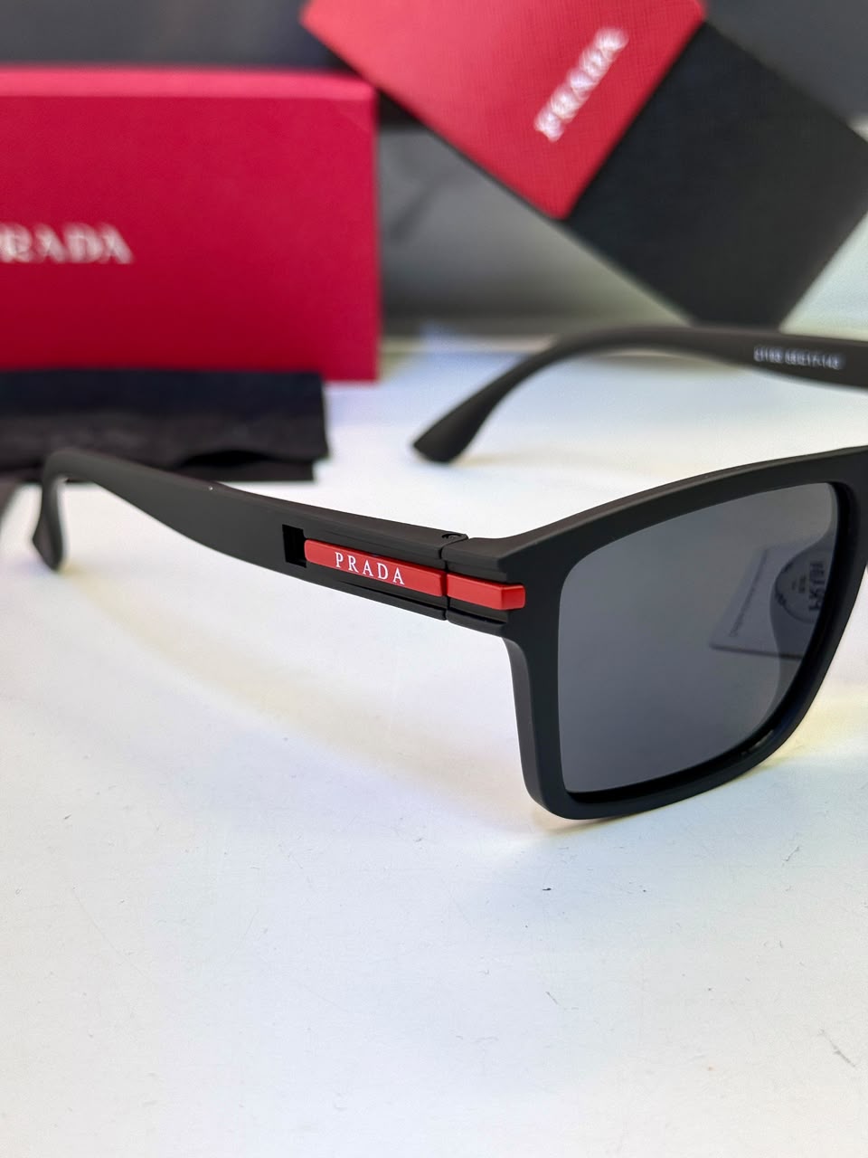Prada Black Premium Quality Sunglass Fa 1258 - Image 4
