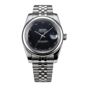 Seiko Mod Galaxy Brust Dial Curved Bezel